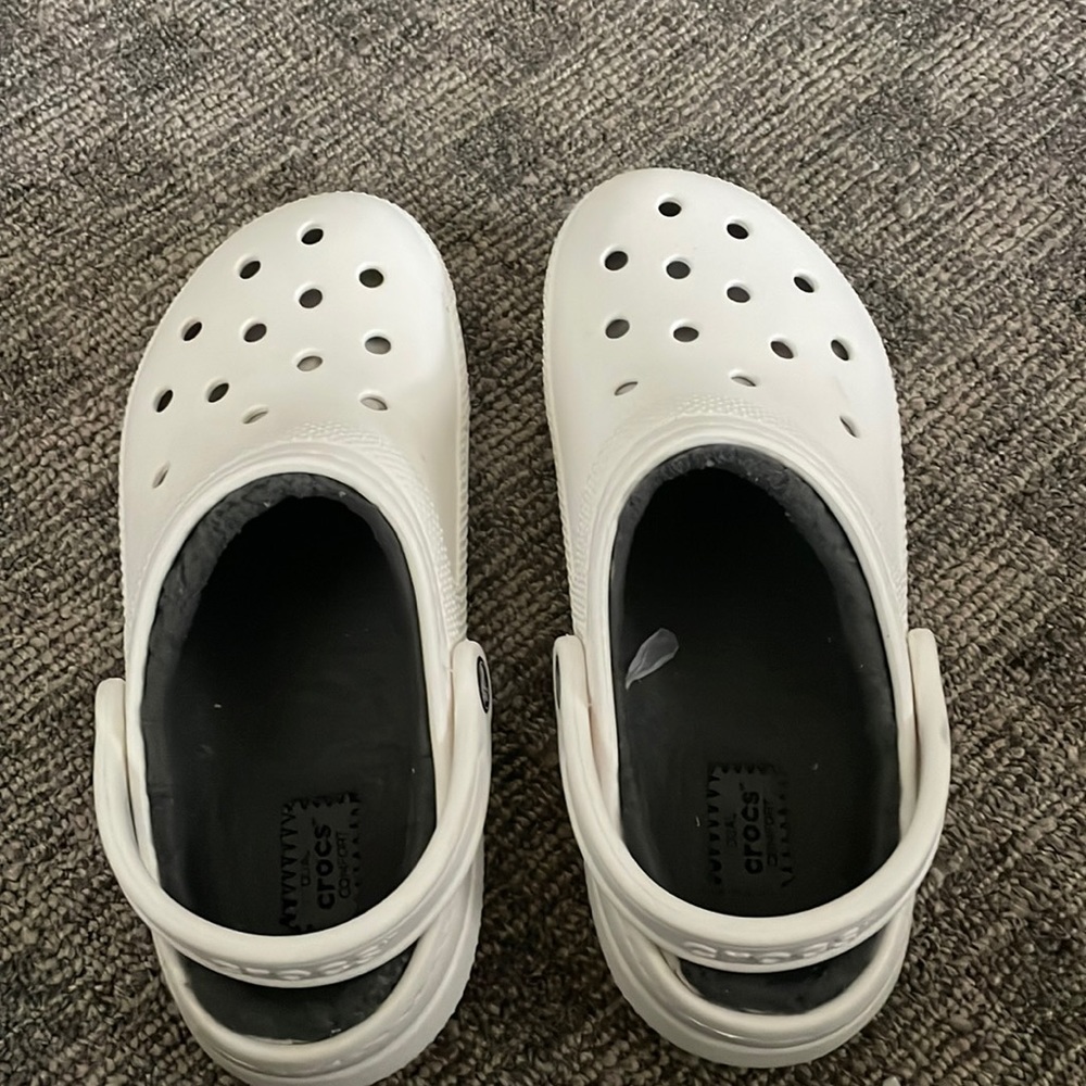 Fur lined crocs